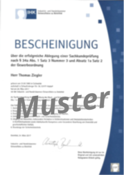 Sachkundeprüfung §34a GewO IHK-Zertifikat - FFS Paratos Köln